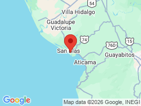 Map of Site Report: San Blas - Sewage Ponds, Mexico